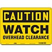 Caution: Watch Overhead Clearance Signs image