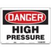 Danger: High Pressure Signs