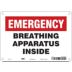 Emergency: Breathing Apparatus Inside Signs