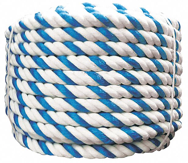 JED POOL TOOLS, Blue/White, Plastic, Rope - 479N12|90-861-R-50 - Grainger