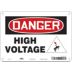 Danger: High Voltage Signs