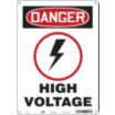 Danger: High Voltage (Volt Symbol) Signs