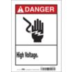Danger: High Voltage (Hand Symbol) Signs