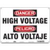Danger/Peligro: High Voltage/Alto Voltaje Signs