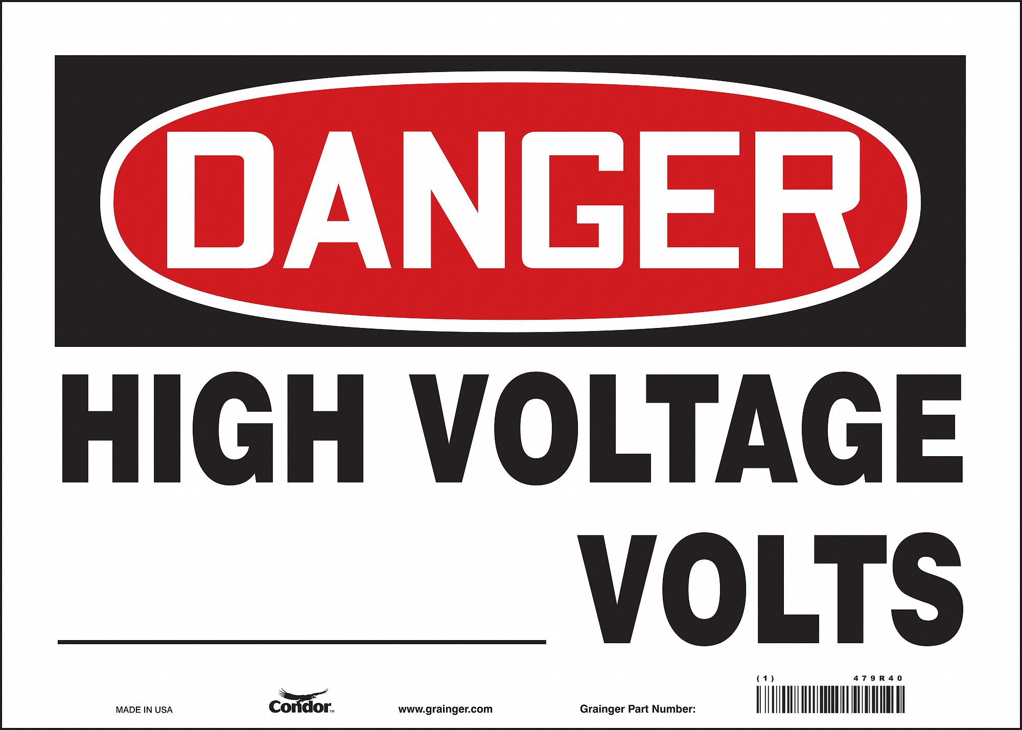 Safety Sign: Vinyl, Adhesive Sign Mounting, 10 in x 14 in Nominal Sign Size, Not Retroreflective