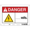 Danger: ___ Volts Signs