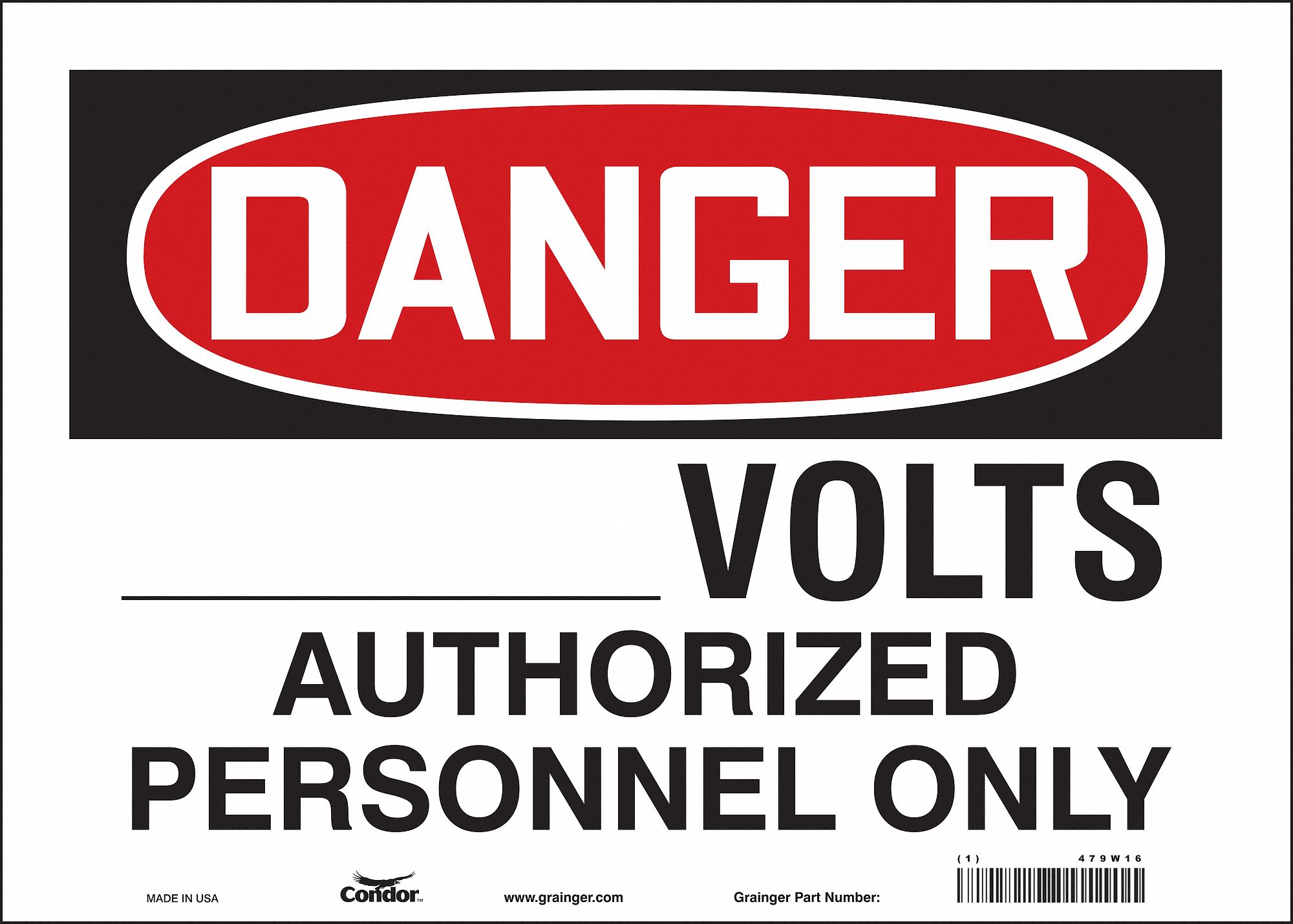 Safety Sign: Vinyl, Adhesive Sign Mounting, 10 in x 14 in Nominal Sign Size, Not Retroreflective