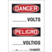 Danger/Peligro: ___Volts/___Voltios Signs