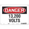 Danger: 13,200 Volts Signs