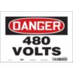 Danger: 480 Volts Signs