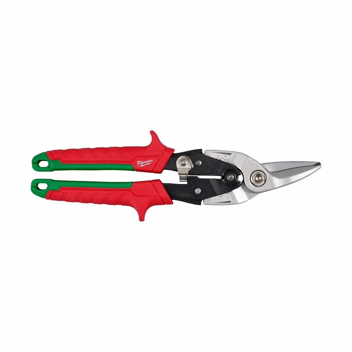 Aviation Snip: Right, 10 in Overall Lg, 1 1/2 in Cutting Lg, Steel, TPR, TPR