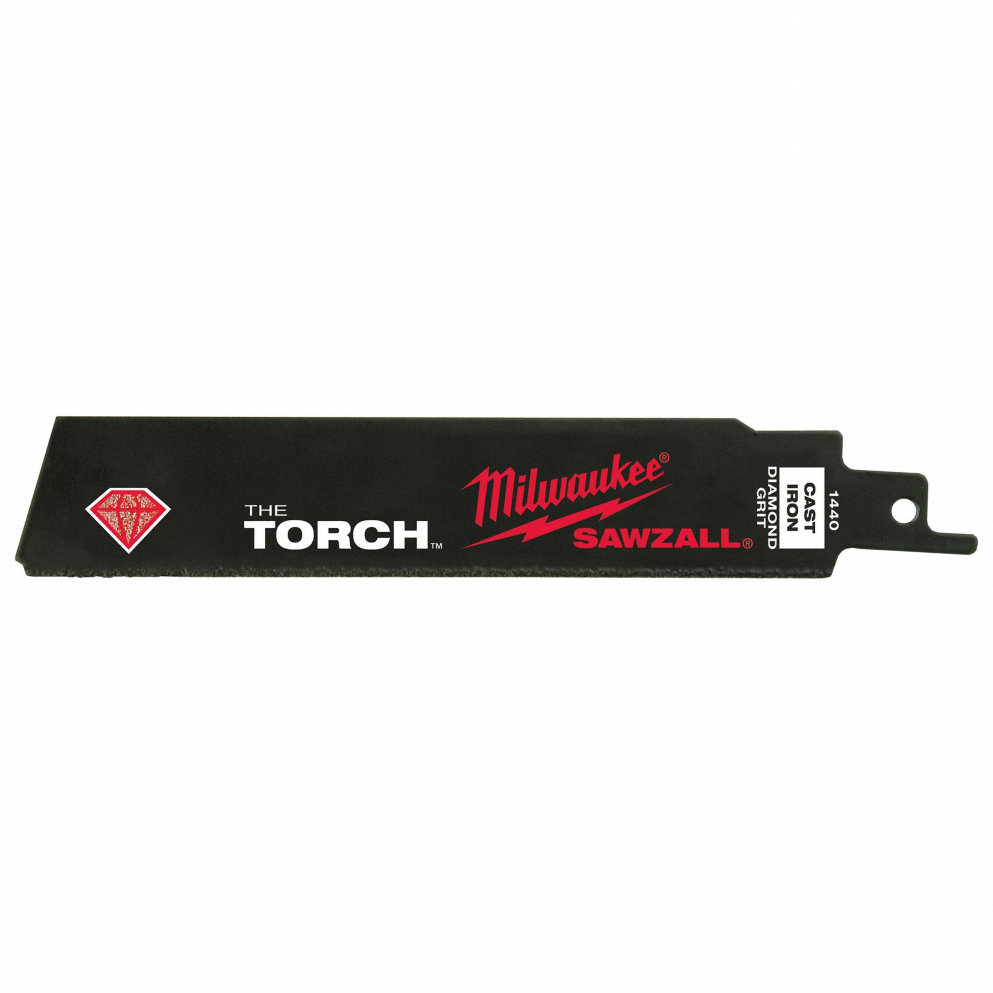 MILWAUKEE, Diamond Grit Teeth per Inch, 6 in Blade Lg, Reciprocating