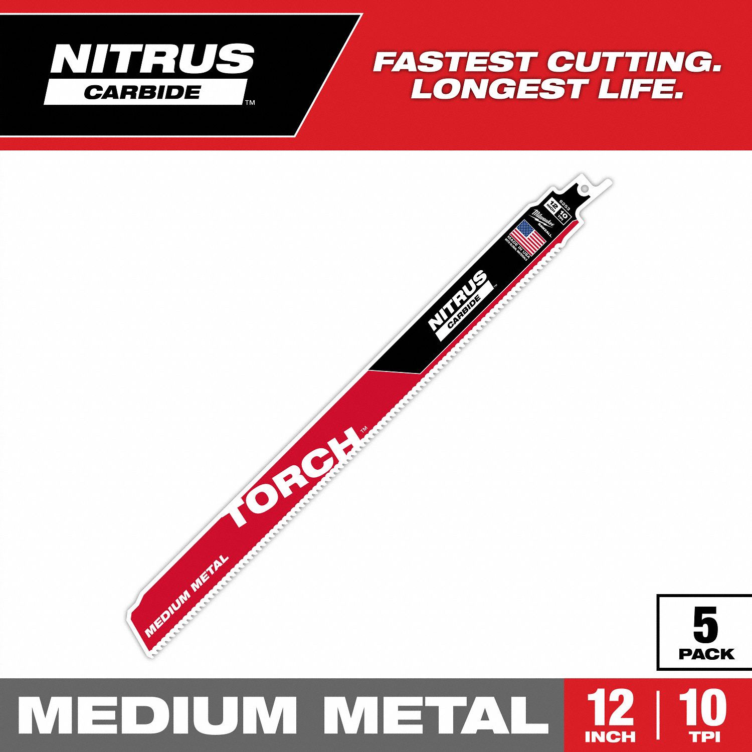 Reciprocatng Saw Blade Carbide Metal PK5