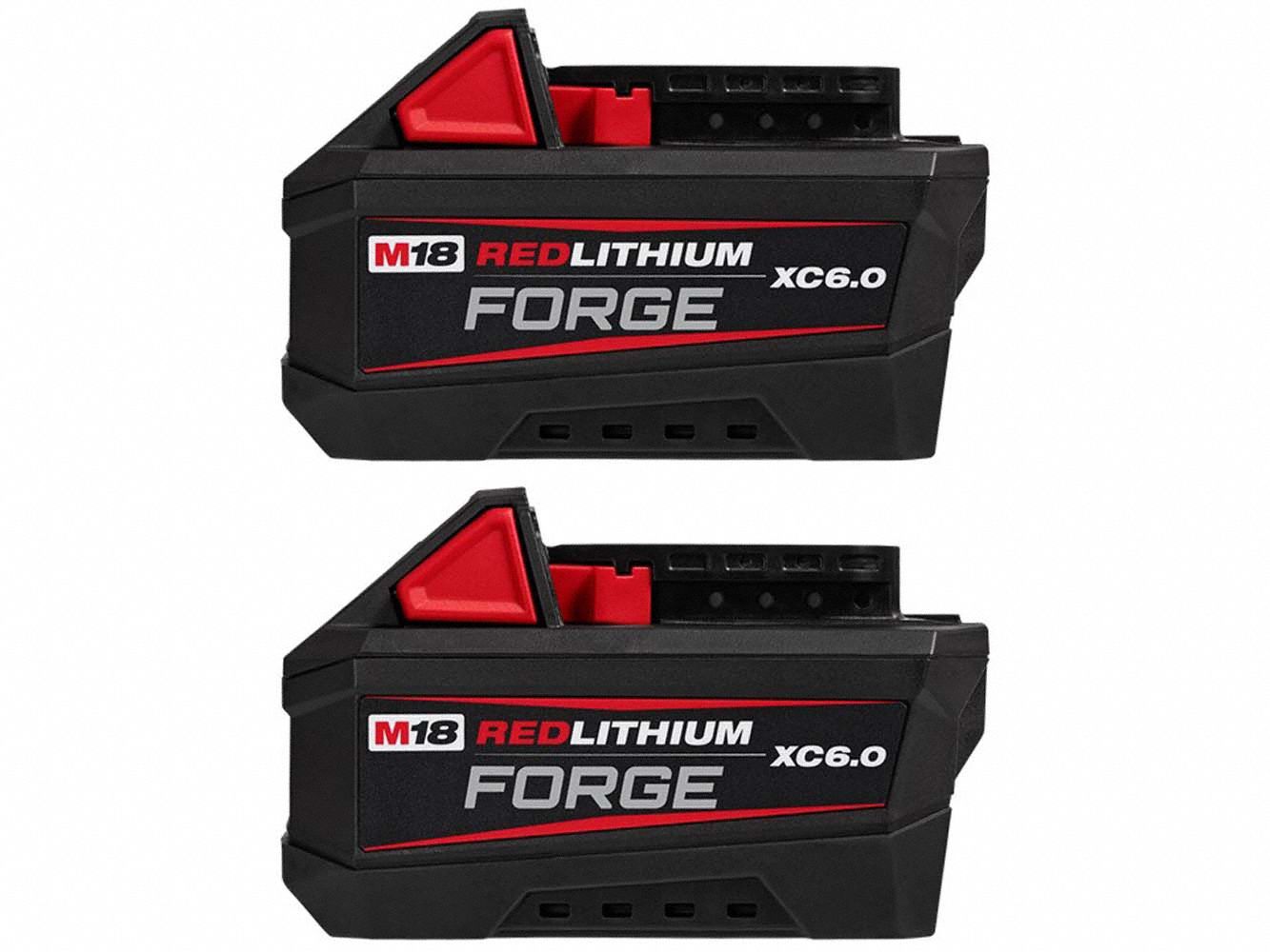 Battery Pack: M18™, 6 Ah, 2 Batteries Included, 18V DC