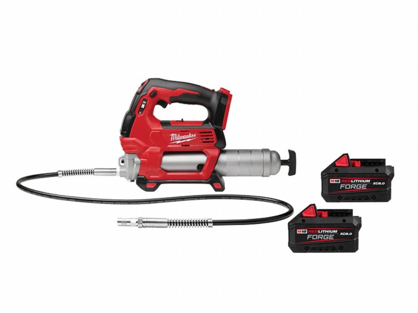 M18 FORGE XC8.0 Battery X2 + Grease Gun