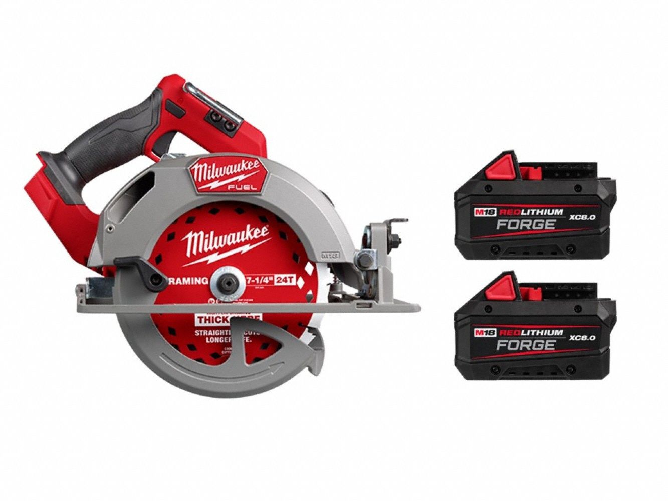 M18 FORGE XC8.0 Battery X2 +Circular Saw