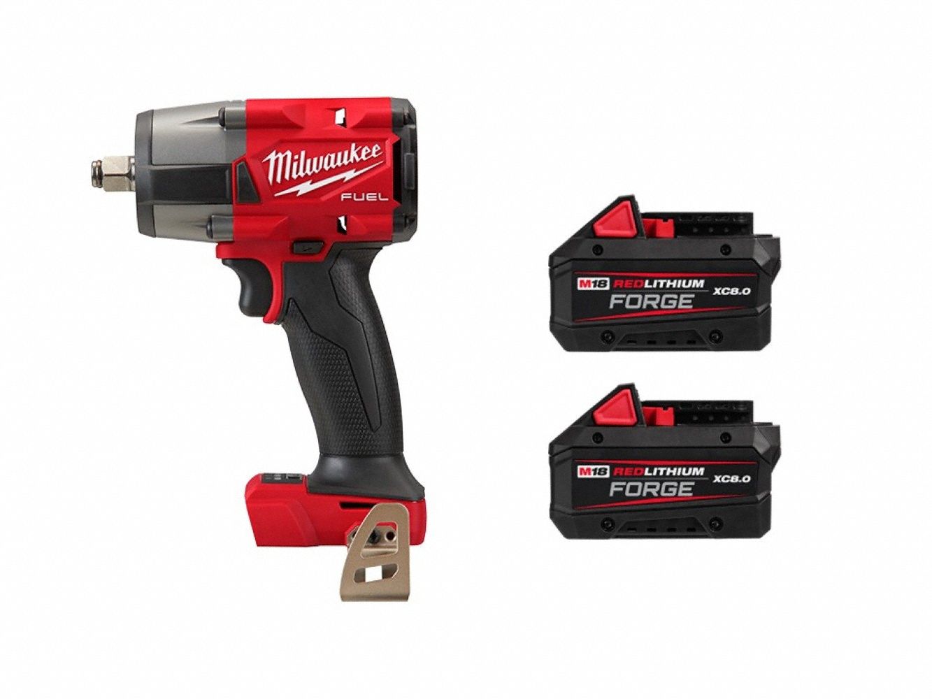 M18 FORGE XC8.0 Battery X2+Impact Wrench