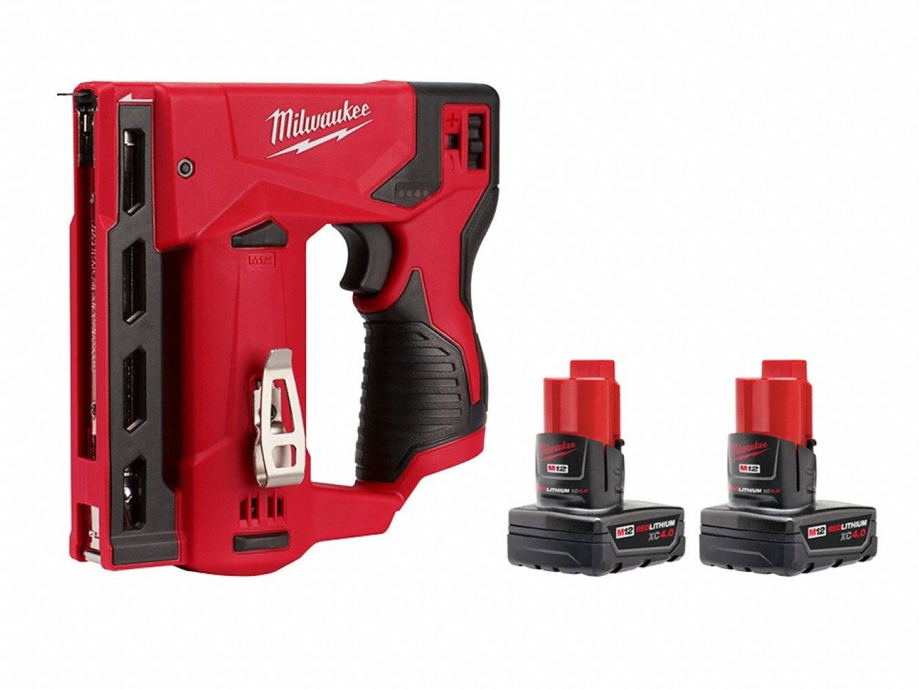 XC4.0 Batt 2PK + Crown Stapler