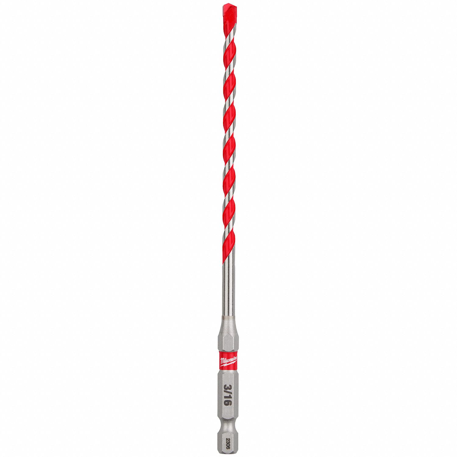 3/16x4x6 Shockwave Carb Hammer Drill Bit