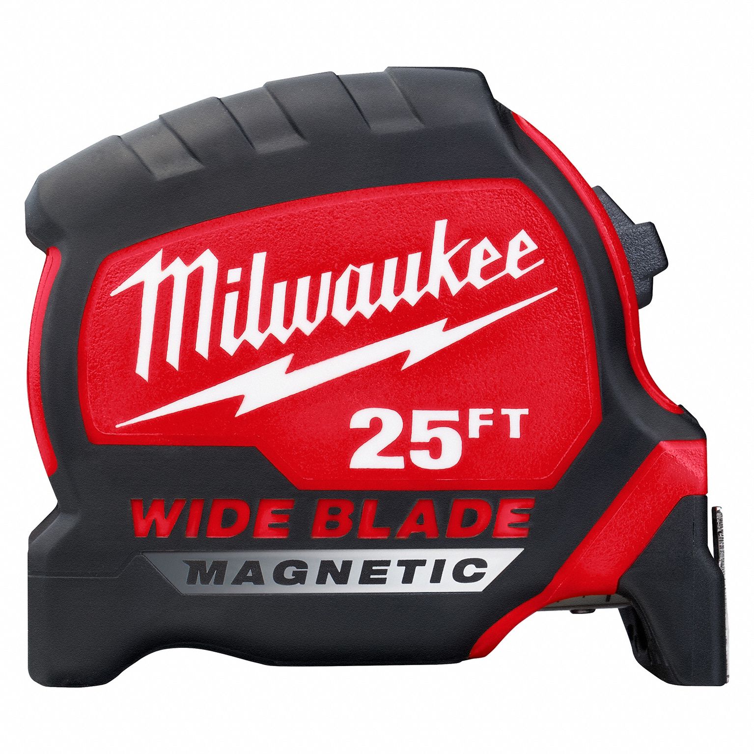 MILWAUKEE, Magnetic Double Hook Tip, 25 ft, Tape Measure - 55ED61|48-22 ...