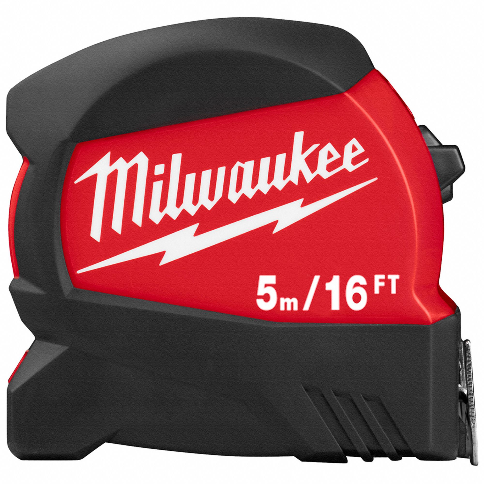 MILWAUKEE, 16 ft_5 m Blade Lg, 1 1/8 in Blade Wd, Tape Measure 55ED56