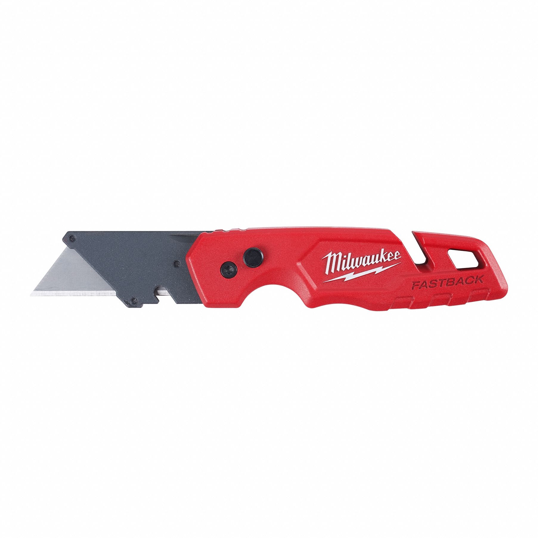 Folding Utility Knife: 4 1/2 in/6 7/8 in, Bi-Metal, Metal, 1 Blades Included