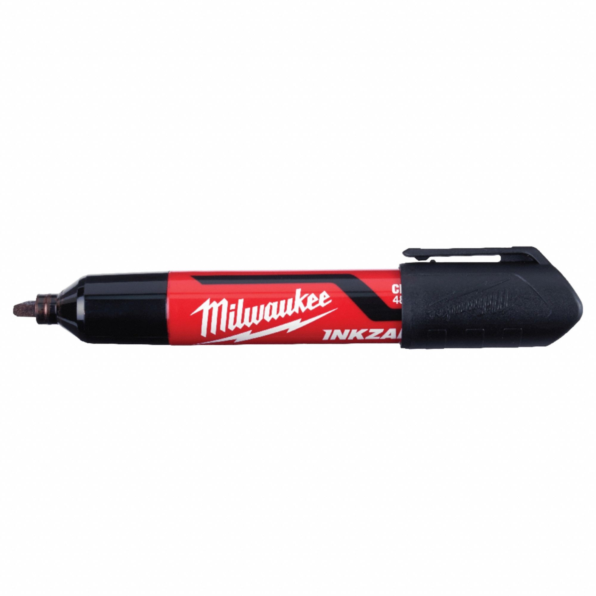 Inkzall 3PC Large Chisel Tip Blk Marker