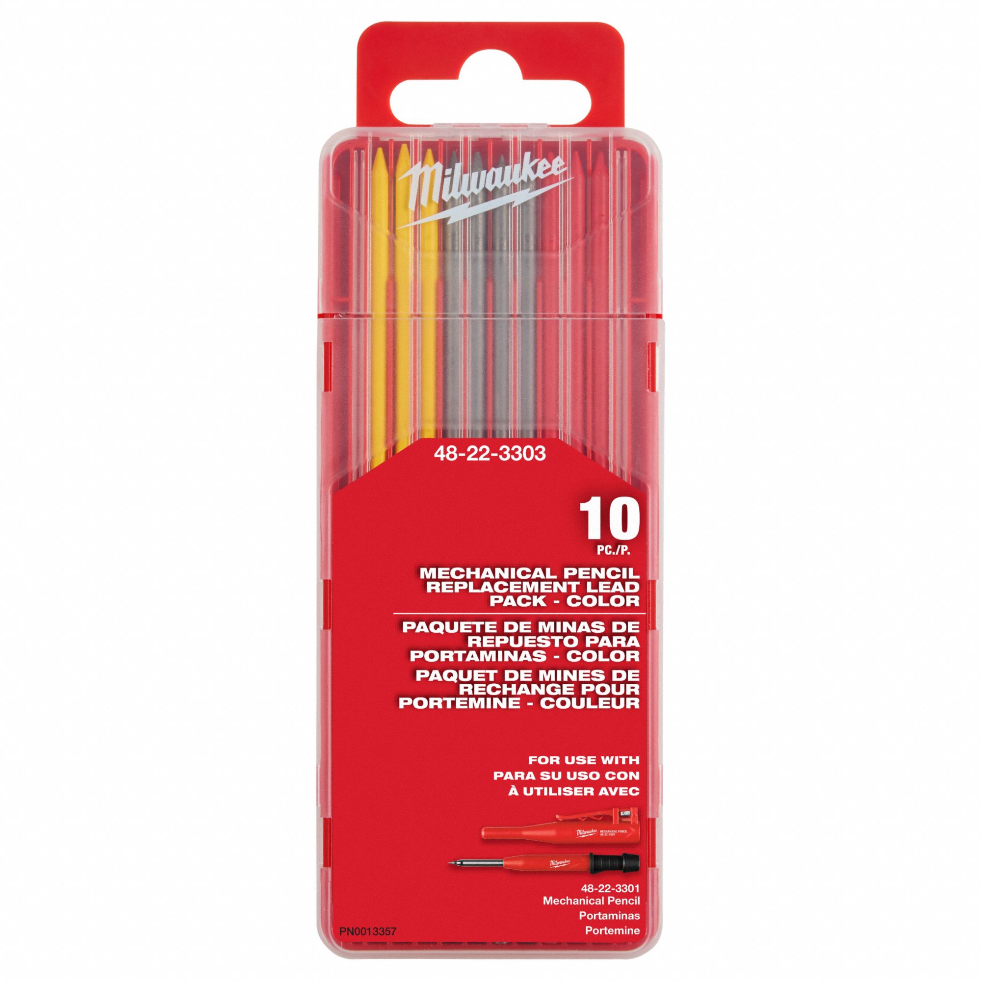 Mechanical Pencil Replacement Lead - Multicolor: Lead Refill, 10 Leads per Tube, 421JR4