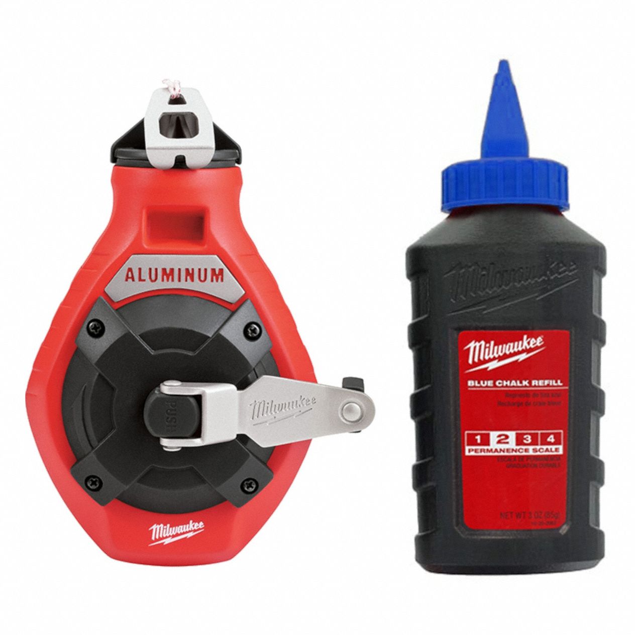 100 ft Alum Precision Reel w/Blu Chalk