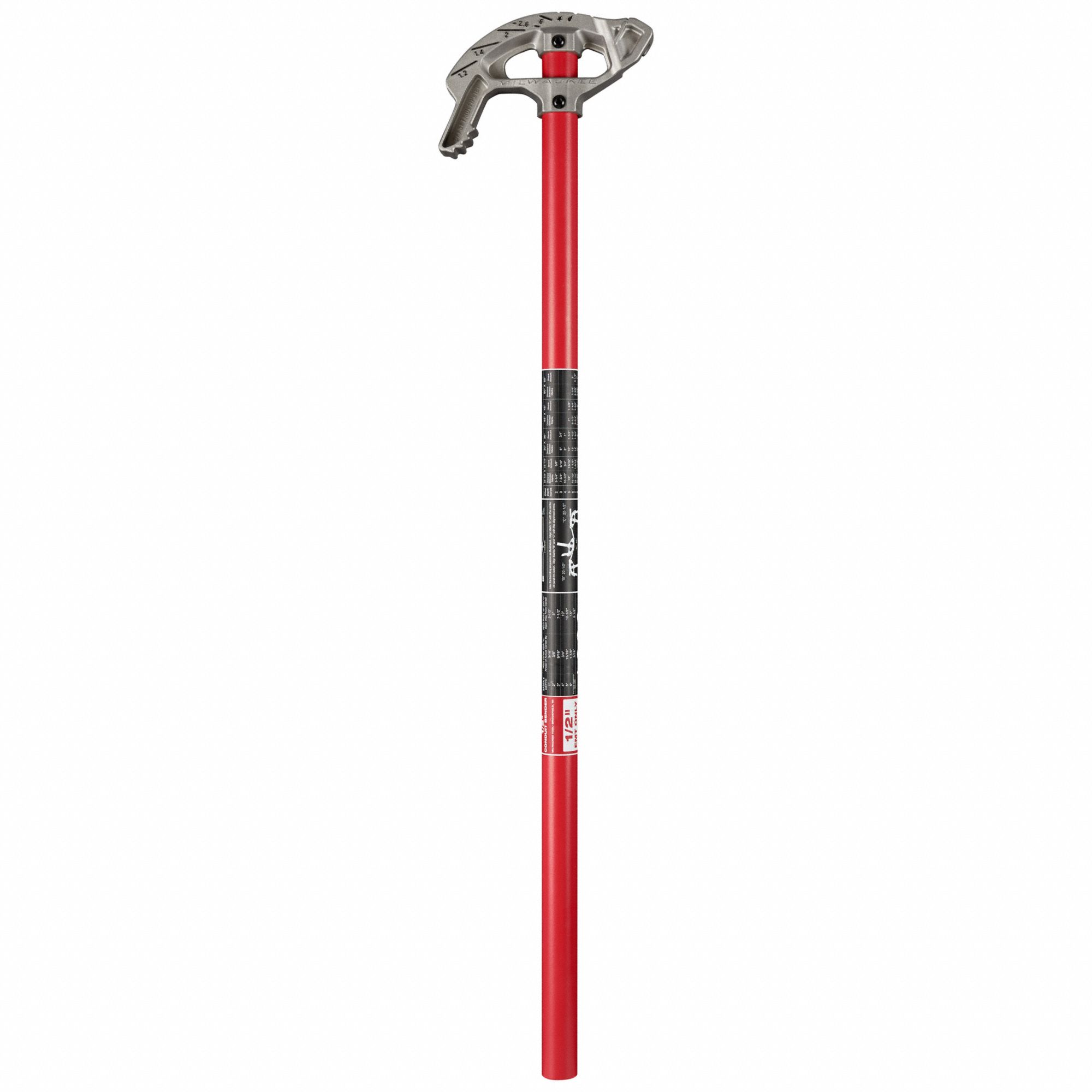 Conduit Bender: 1/2 in EMT Conduit Size - Aluminum & Galvanized Steel, 4 11/32 in