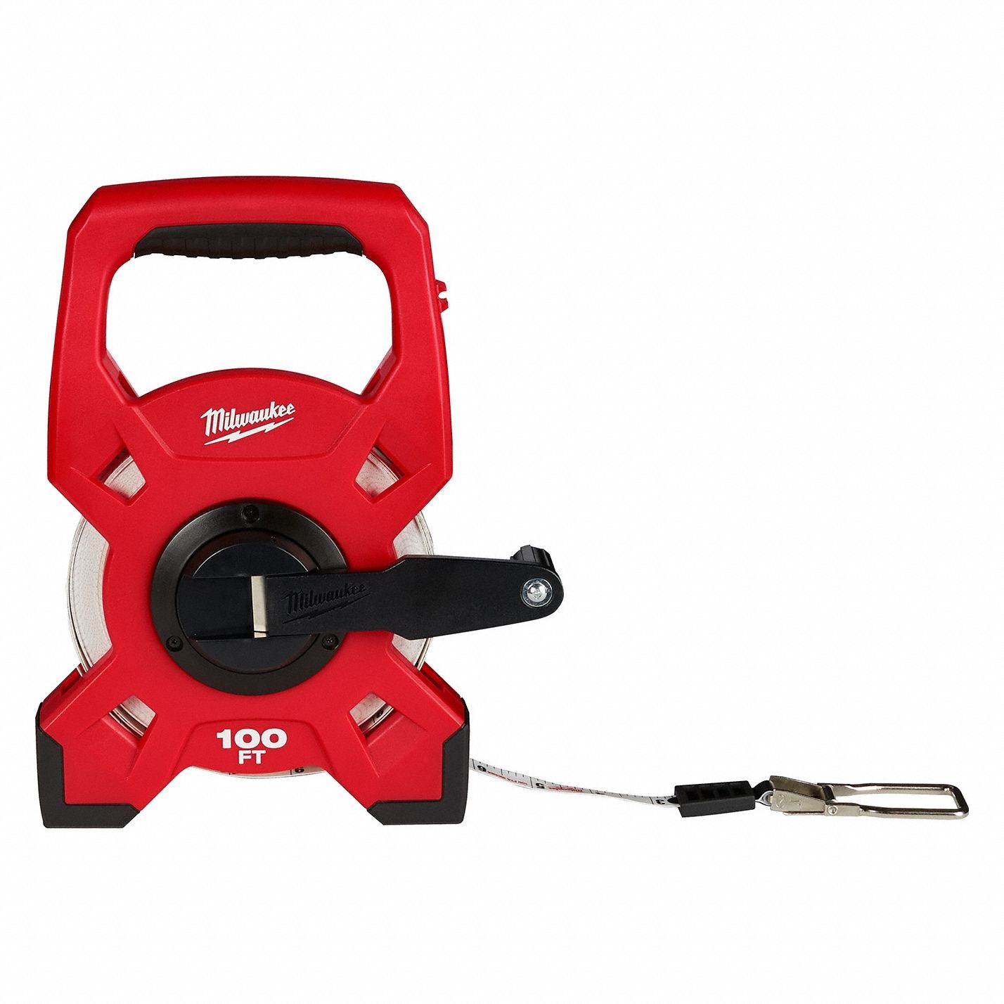 100 Ft Steel Open Reel Long Tape Measure