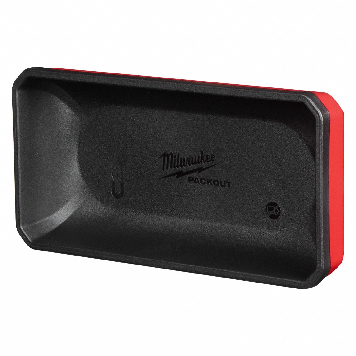 MILWAUKEE PACKOUT, 8 in W x 2 in H x 4 in L, Plastic, Magnetic Bin ...
