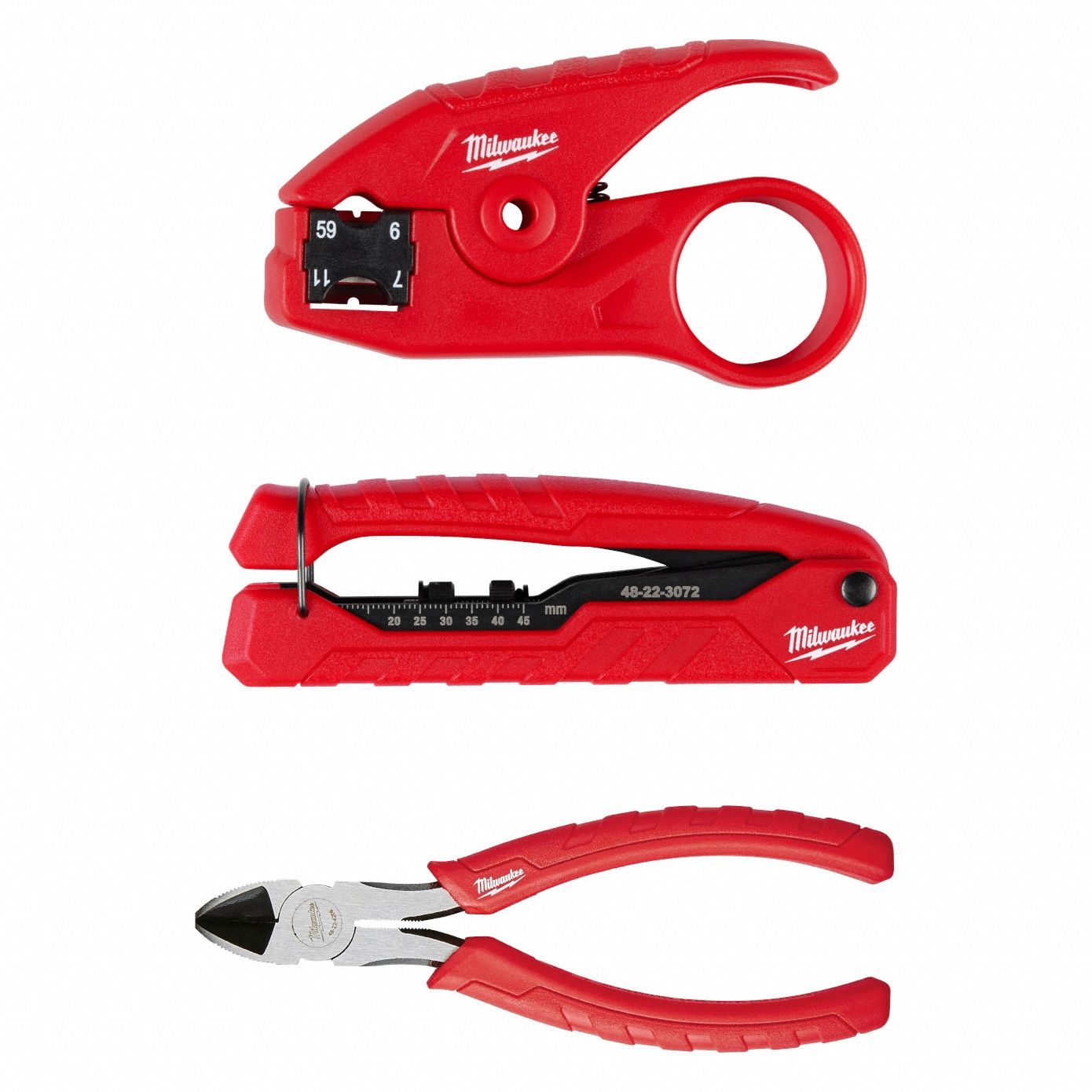ELECTRICIAN'S TOOL KIT, 10 PIECES, NOT INSULATED, FOR ELECTRICAL, SAE