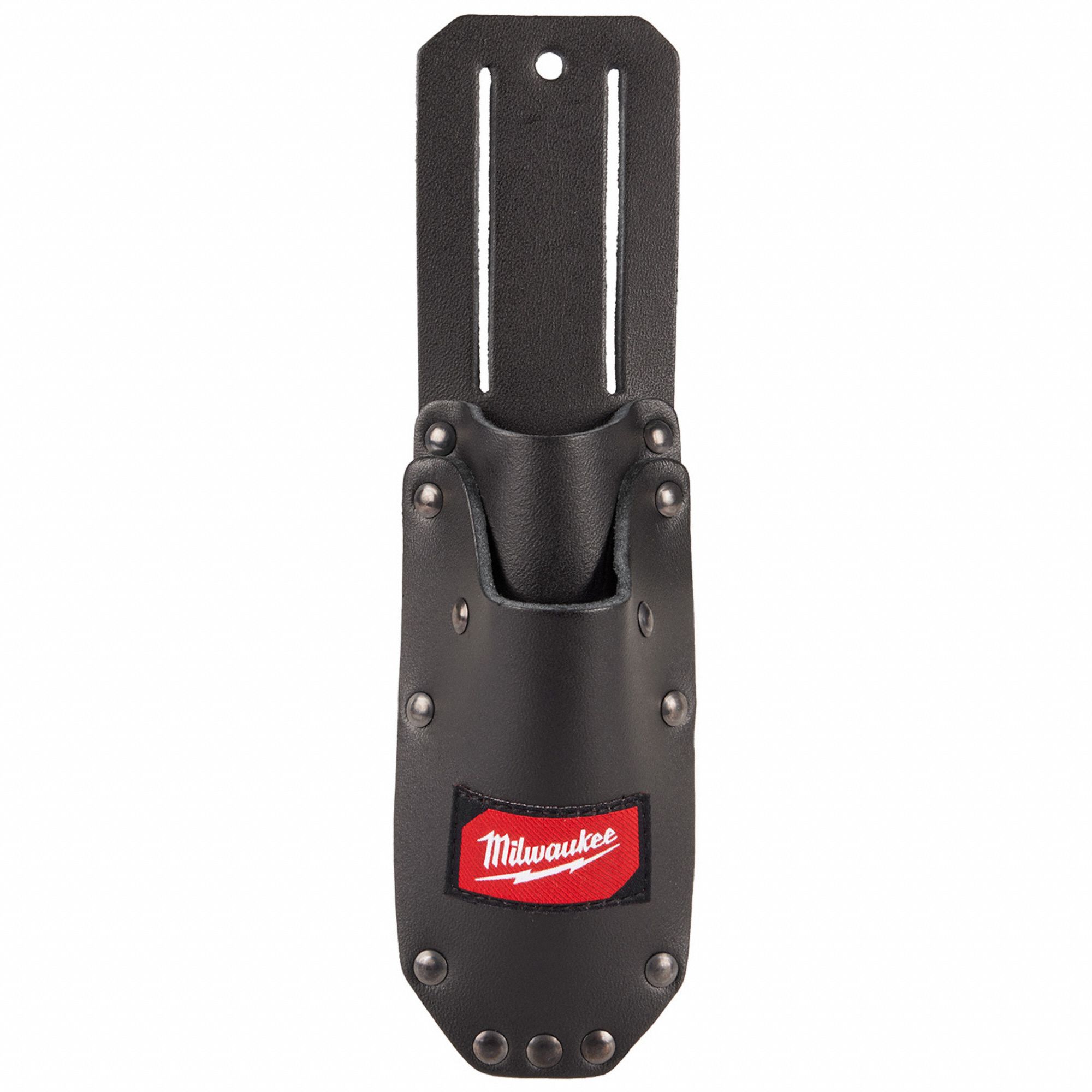 Tool Sheath: For 2 1/2 in Belt Wd - Max, 2 Pockets, Black