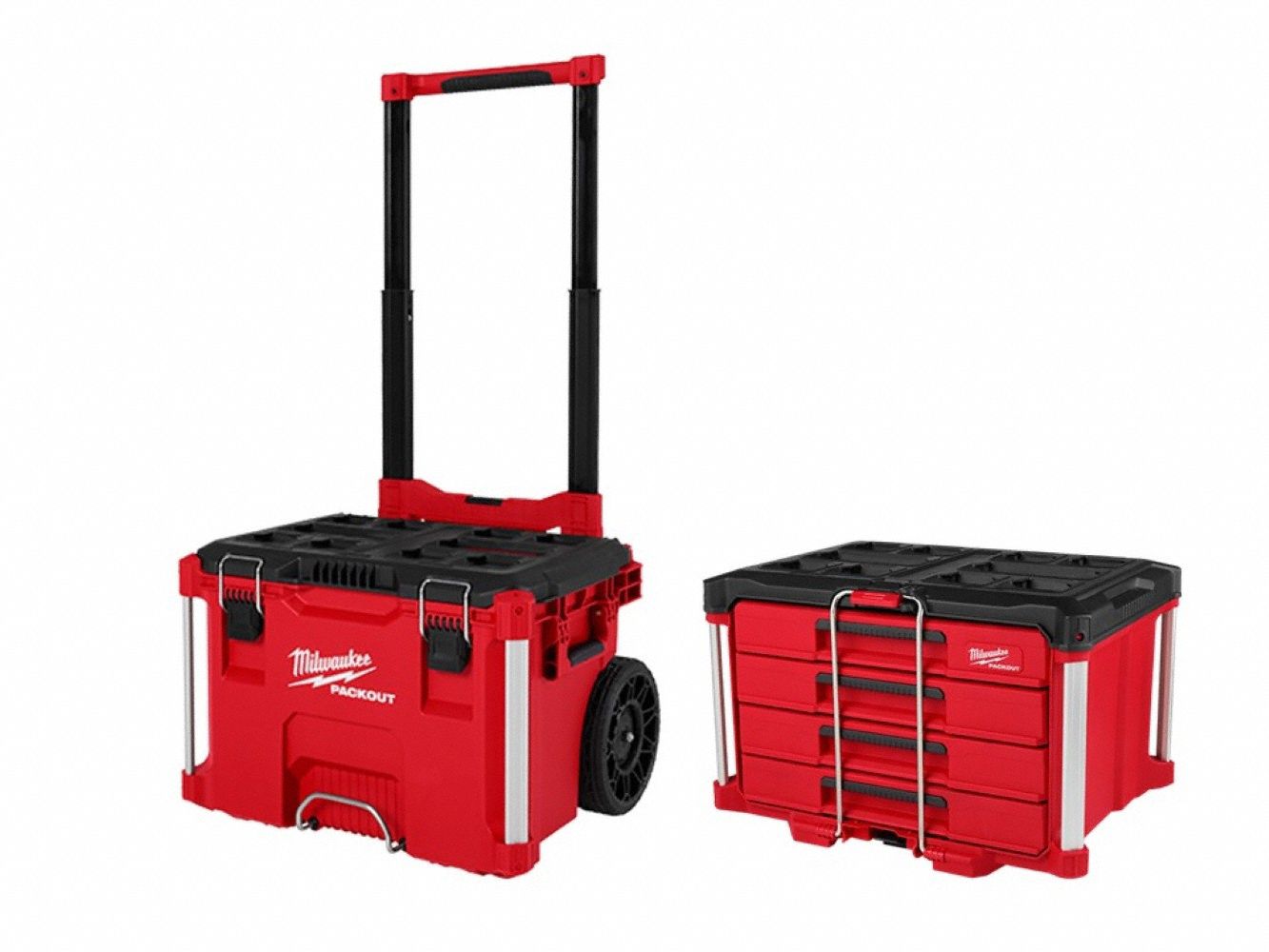 PACKOUT Rolling Tool Box + 4 Drawer Box