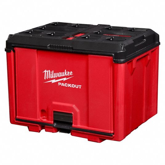 MILWAUKEE PACKOUT Tool Cabinet: 19 1/2 in Wd, 14 1/2 in Dp, 14 3/4 in Ht,  Impact Resistant Polymers