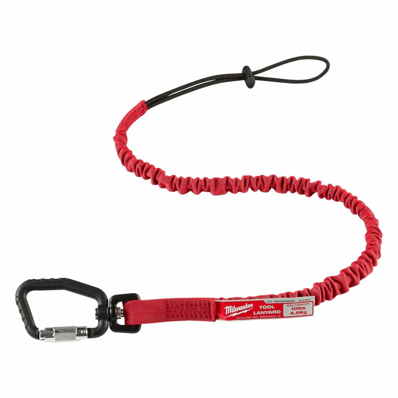 Tool Lanyard: Black/Red,