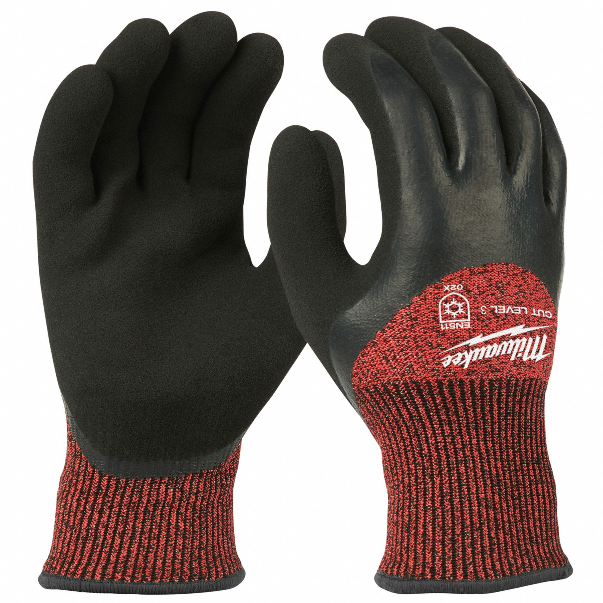 Cut Level 3 Insulated Gloves, S, PR