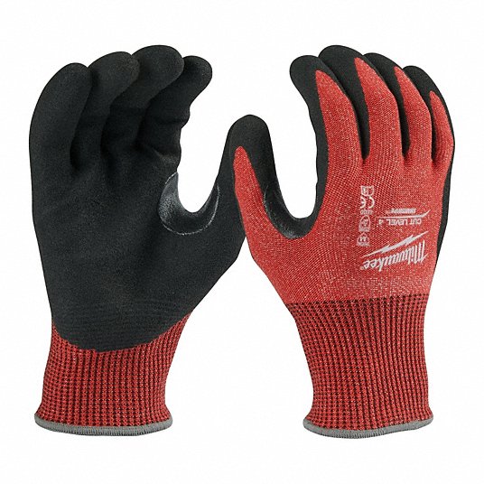 MILWAUKEE, L ( 9 ), ANSI Cut Level A4, Work Gloves - 787UM1 MILWAUKEE, L ( 9 ), ANSI Cut Level A4, Work Gloves - 787UM1