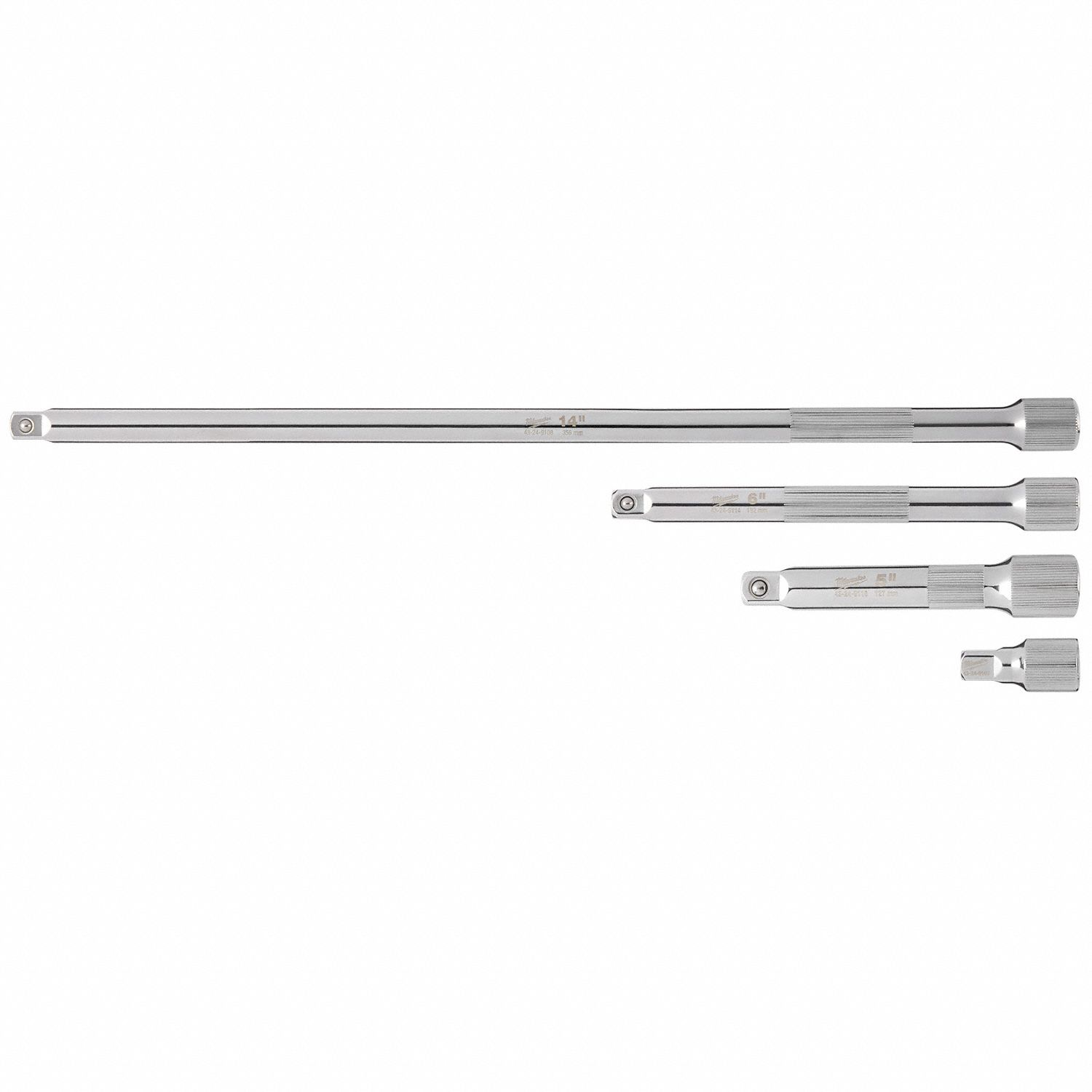SOCKET EXTENSION SET,3/8IN DRIVE,PK4