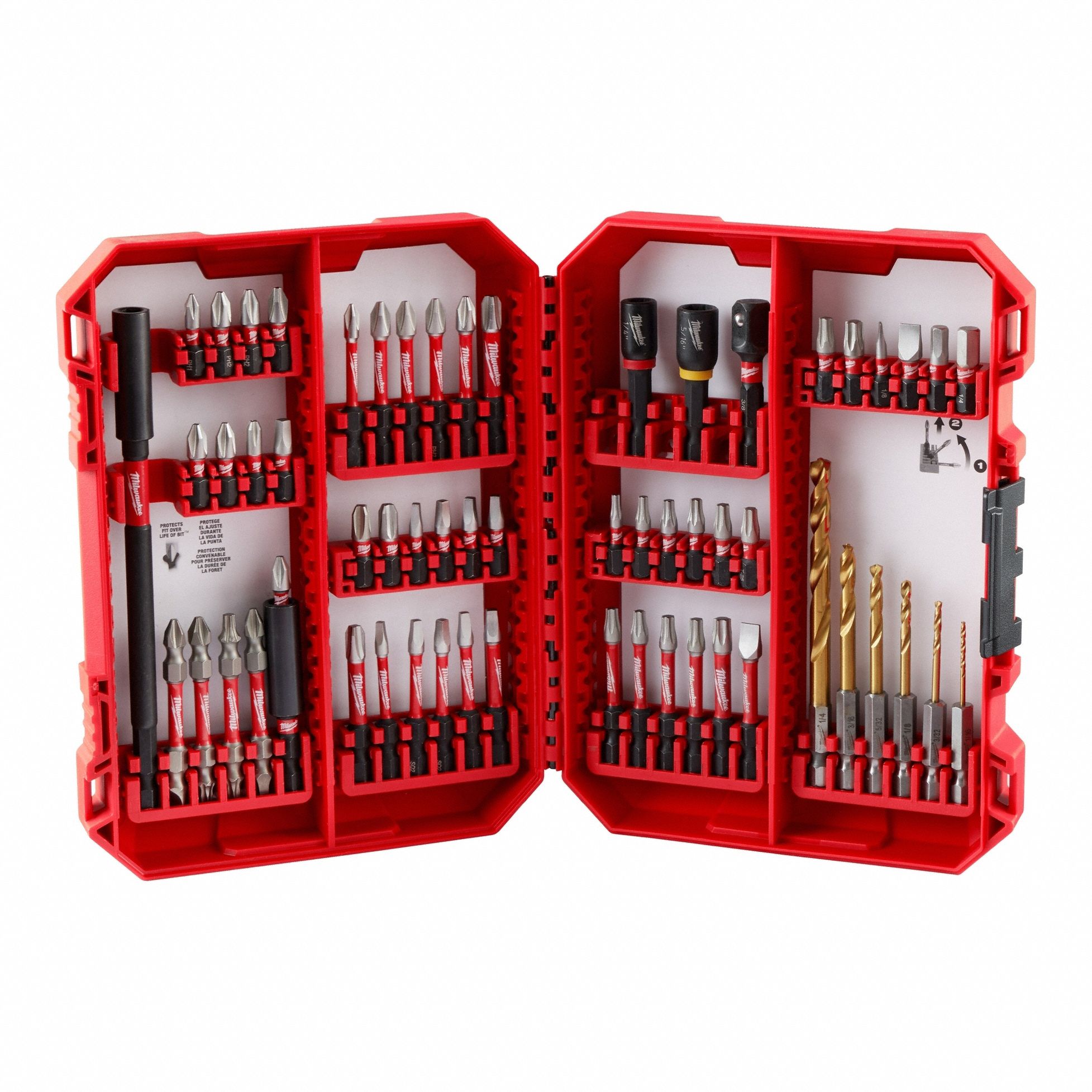MILWAUKEE, Impact Rated, Driver Bit Set, Driver Bit Set