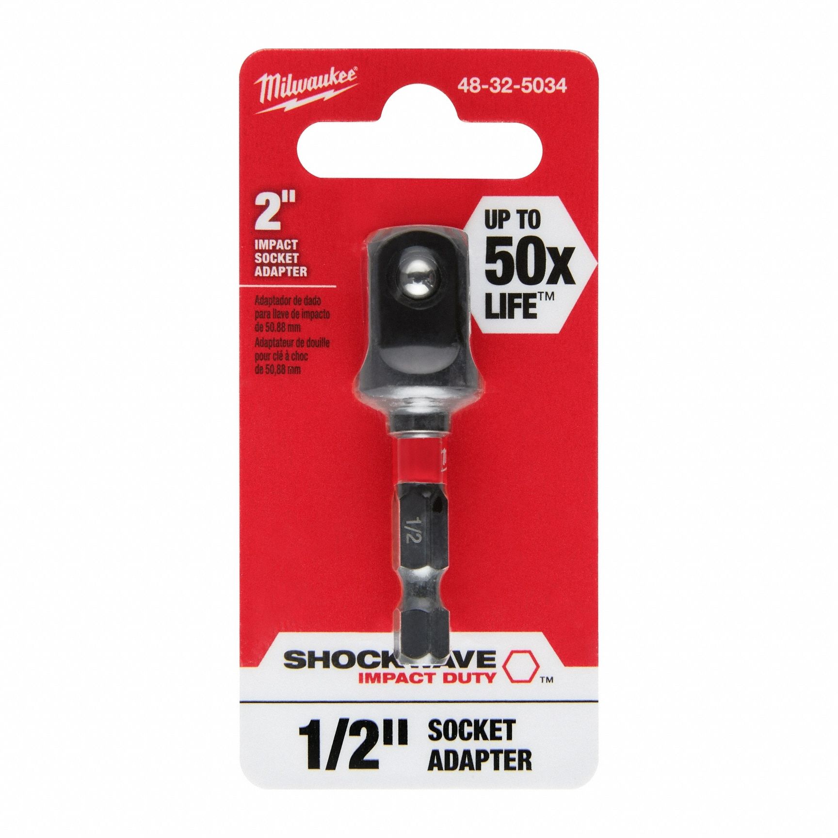 ADAPTATEUR P/ DOUILLE,1/2 PO