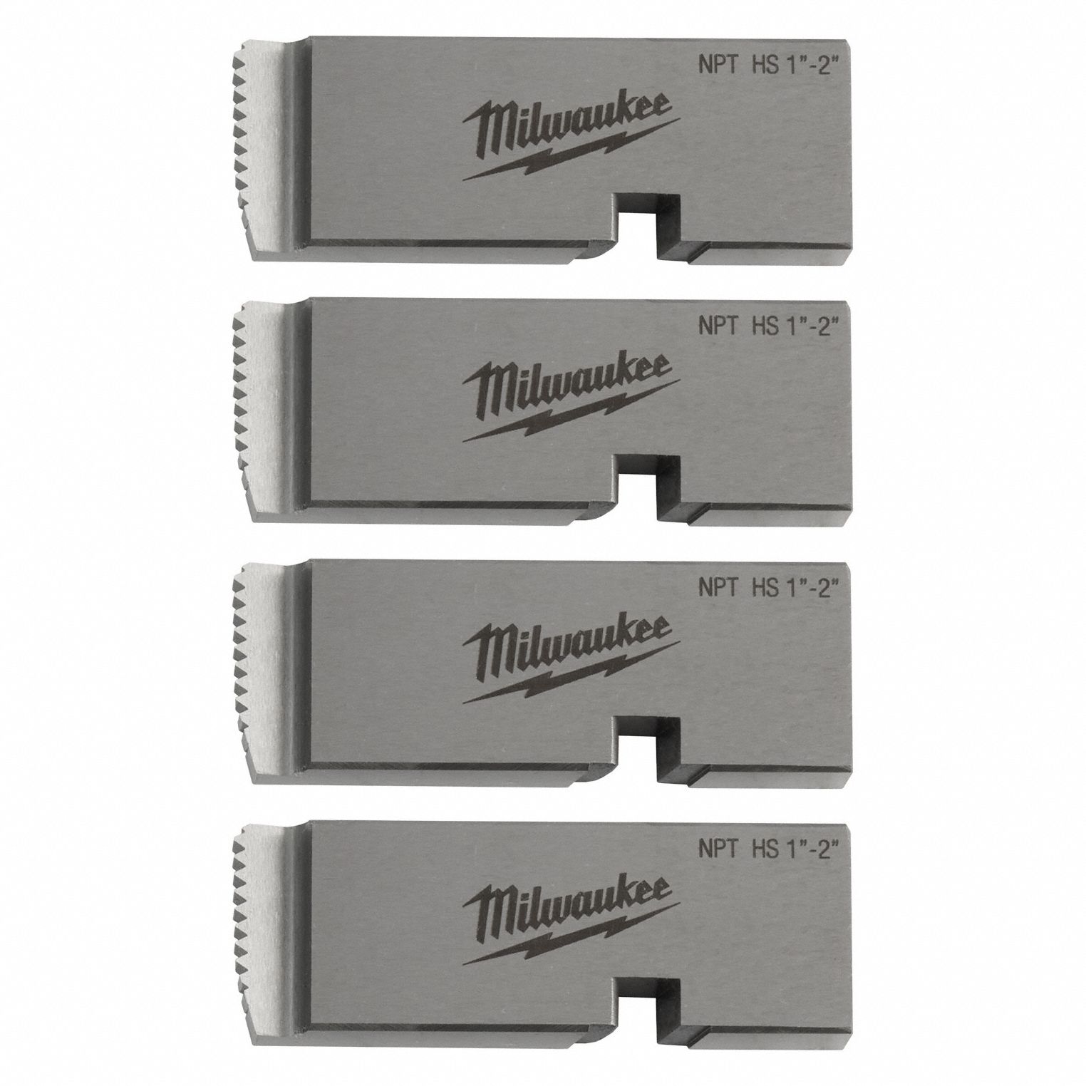 Pipe Threading Die: For Universal Heads, 1 in to 2 in Pipe, Conduit/Galvanized Steel/Iron, NPT