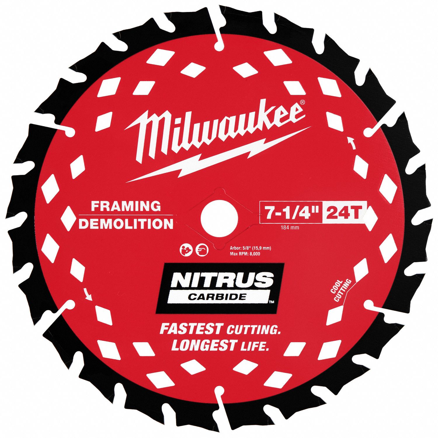 Circular Saw Blade 7 1/4 Dia PK10