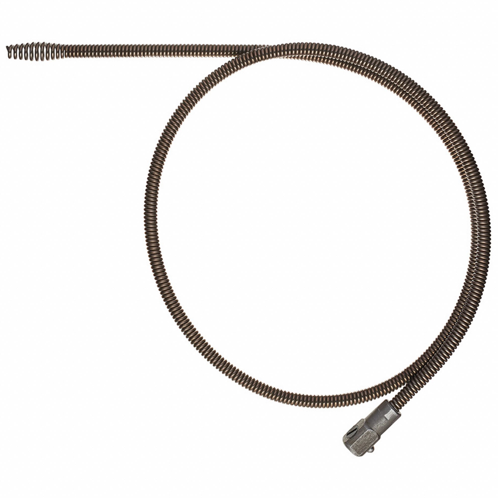 MILWAUKEE, 3/8 in Dia., 4 ft Lg., Drain Cleaning Cable - 54DM13|48