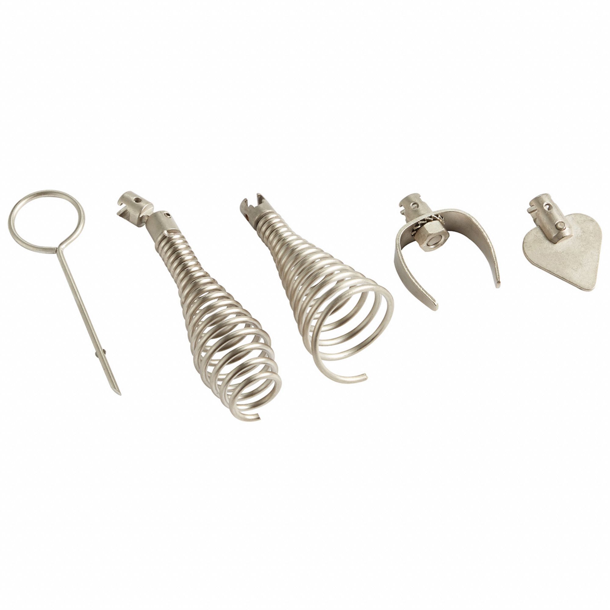 Drain Cleaning Tool Set: 2 Augers, 2 Cutters, Use With M18 Drum Machines