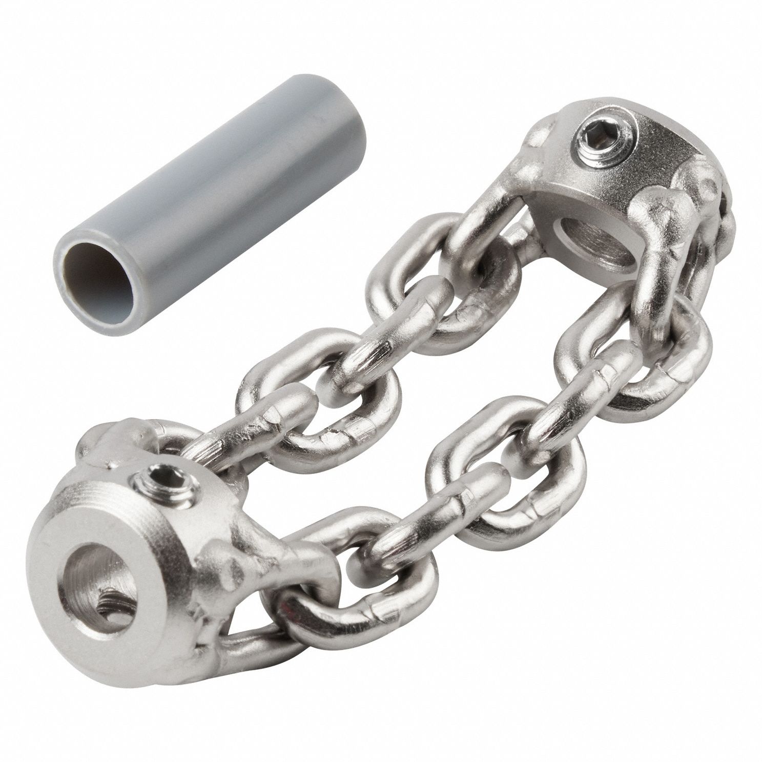 Chain Knocker: 5/16 in Connection, 2 in Max. Pipe Dia., 3 1/2 in Lg.