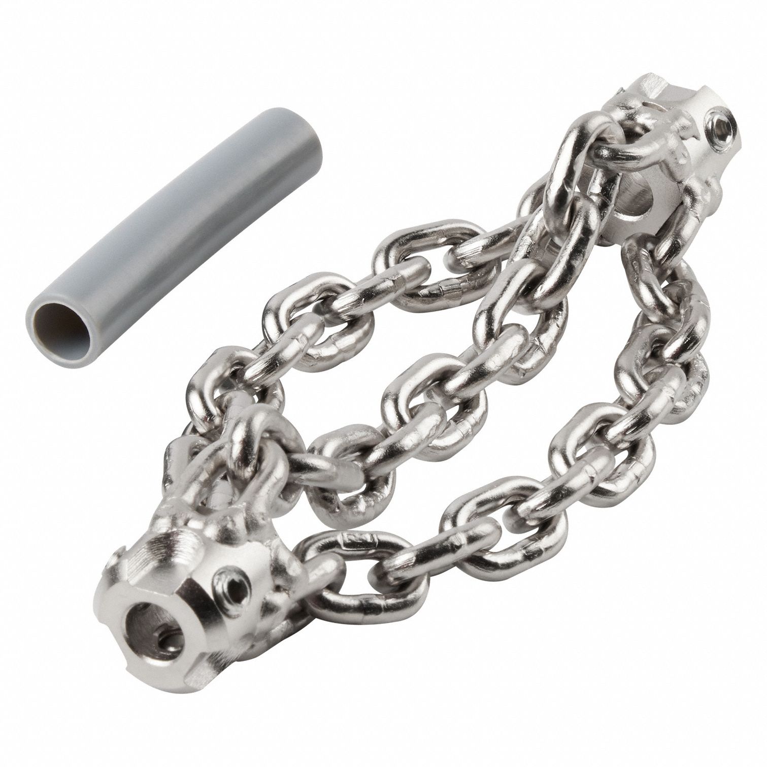 Chain Knocker: 5/16 in Connection, 3 in Max. Pipe Dia., 5 5/8 in Lg.