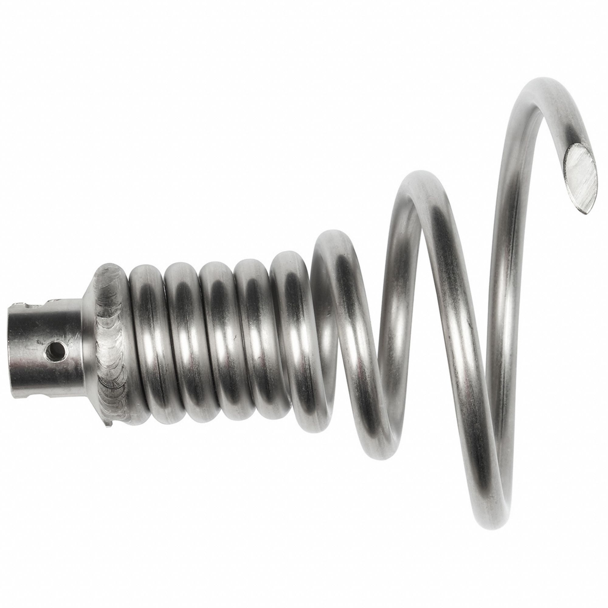 Funnel Auger: 1 1/4 in Connection, 8 in Max. Pipe Dia., 3 in Lg.