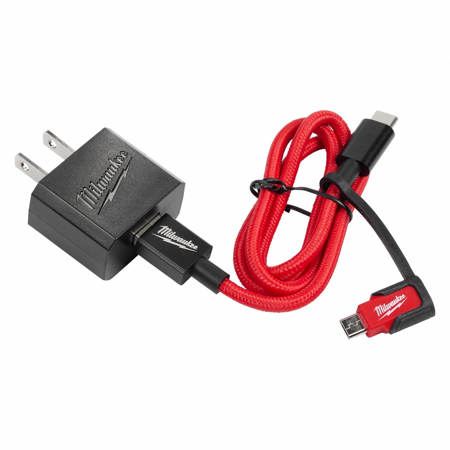 3ft USB-C  2.1A Wall Charger w/USB Adap